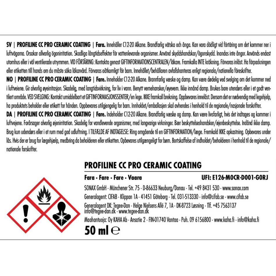 PROFILINE Ceramic Coating CC Pro