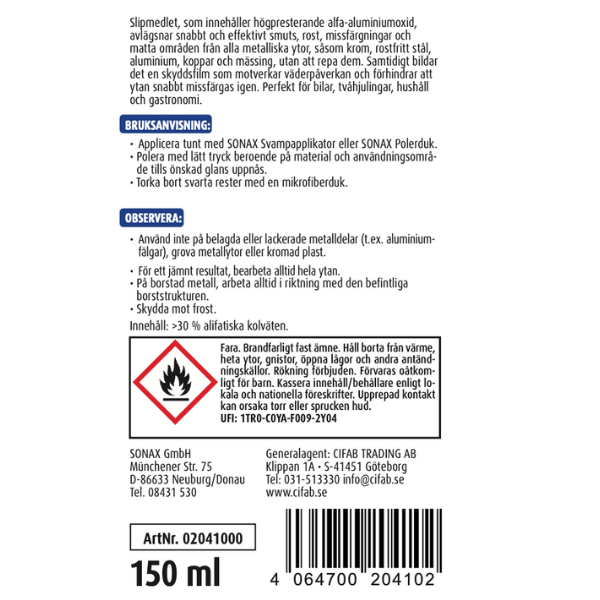 XTREME Metal Polish, 150ml