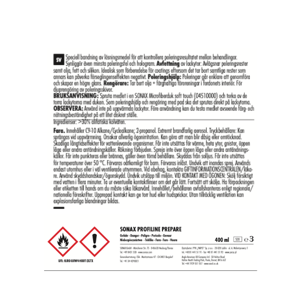 PROFILINE Paint Prepare, 400ml