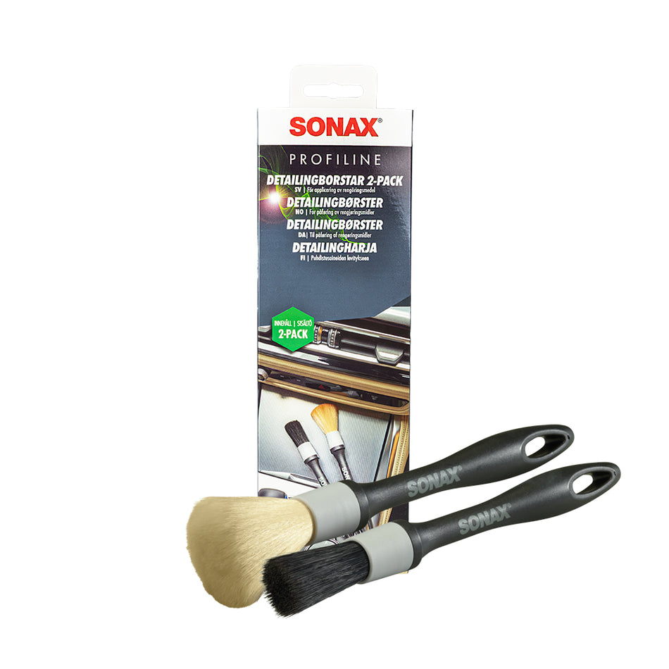 PROFILINE Detailingborstar, 2-pack