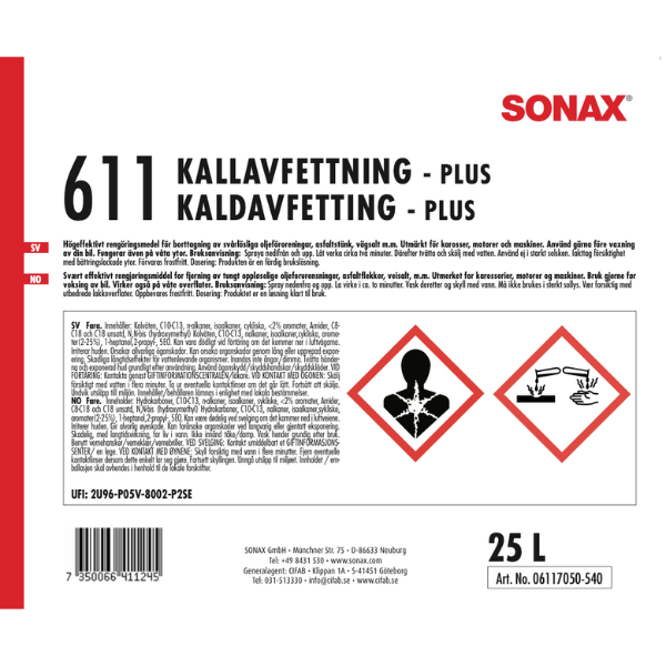 Kallavfettning Plus, 25L