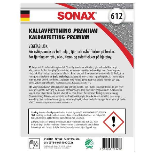 Kallavfettning - Premium, 25L