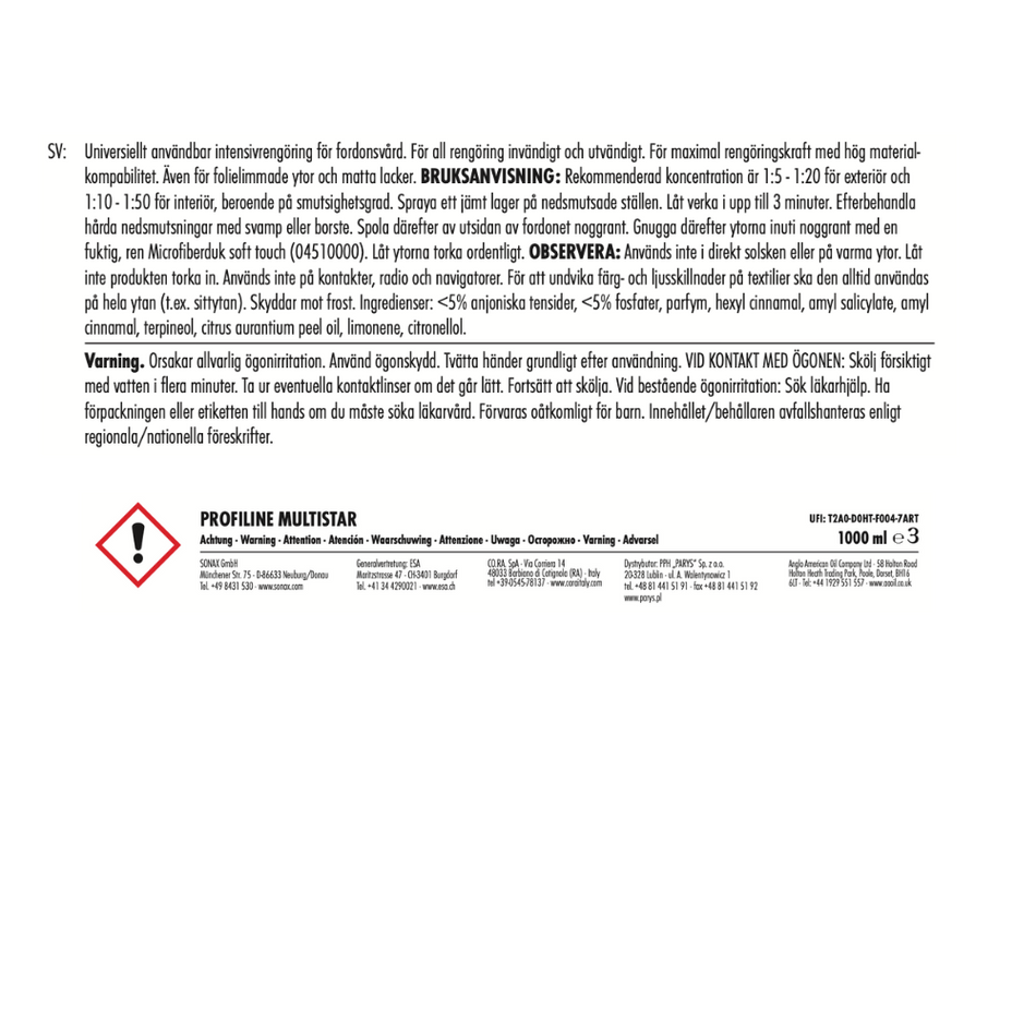 PROFILINE Multistar, 1L