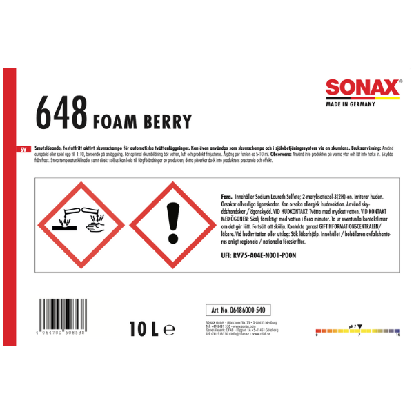 Foam Berry, 10L