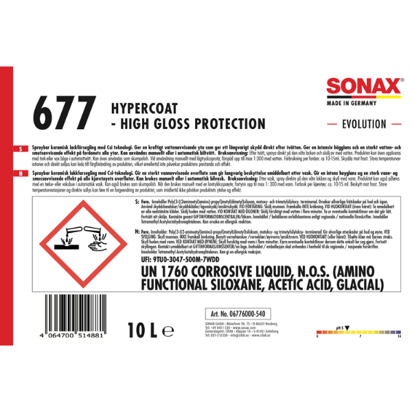 Hypercoat High Gloss Protection - Evolution, 10L