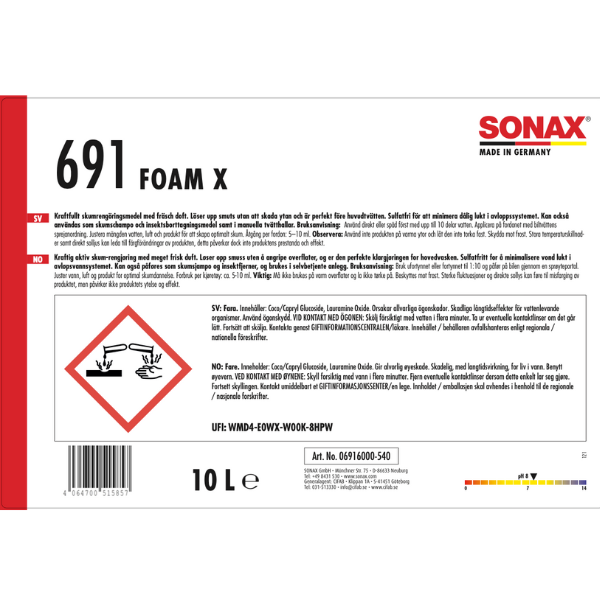 Foam X, 10L