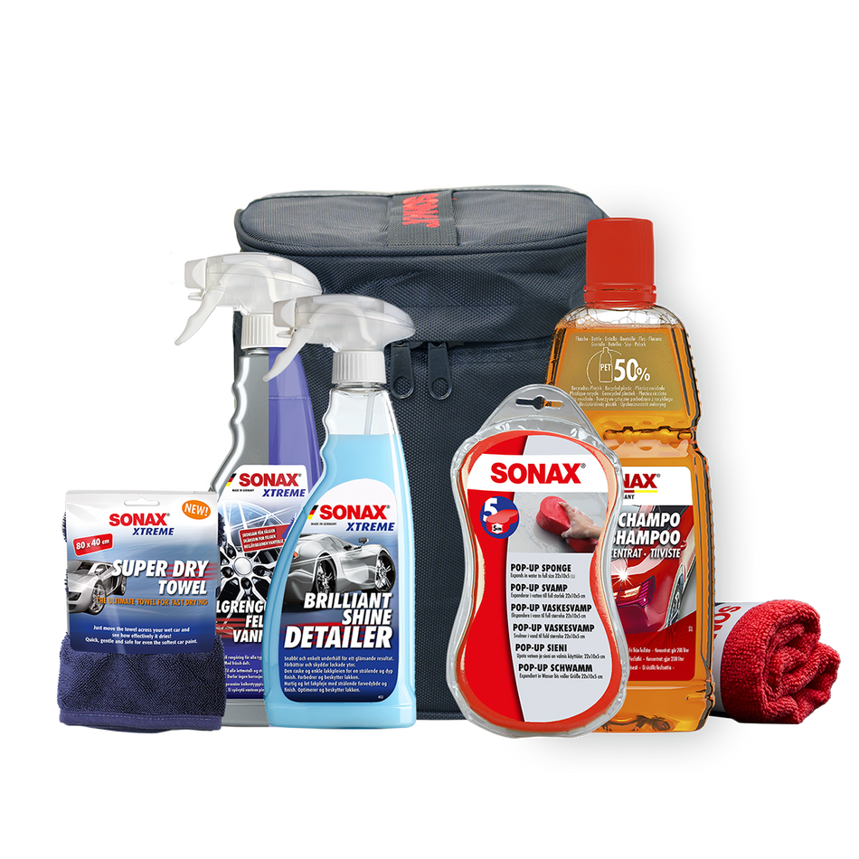 Bilvårdsväska - Exteriör kit